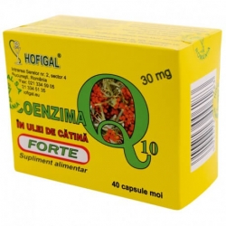 Coenzima Q10 în ulei de catina 30 mg, 40 capsule, Hofigal