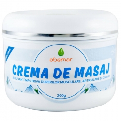 Crema de masaj, 200 g, Abemar