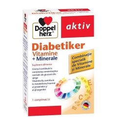 Diabetiker Aktiv Vitamine pentru diabetici, Doppelherz, 30 comprimate
