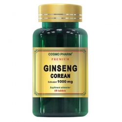 Ginseng Corean 1000 mg, 60 tablete Premium
