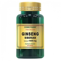 Ginseng Siberian, Cosmopharm, 60 tablete Premium