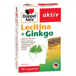 Lecitina+Ginkgo, 30 capsule