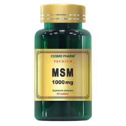 MSM 1000 mg, 60 tablete Premium, Cosmopharm