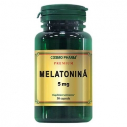 Melatonina 5 mg, 30 capsule Premium, Cosmopharm