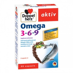 Omega 3 6 9 + vitamina E, 30 capsule, Doppelherz
