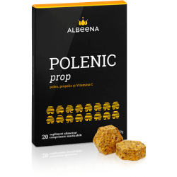 Polenic prop - polen, propolis si vitamina C, 20 comprimate, Albeena