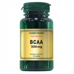 BCAA 500 mg, 30 tablete, Cosmopharm