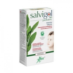 Salvigol Bio pediatric, 30 tablete, Aboca (gust de miere si fructe)