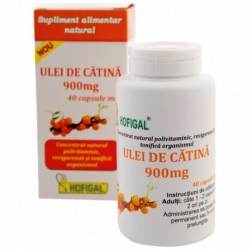 Ulei de catina 900 mg, 40 capsule, Hofigal