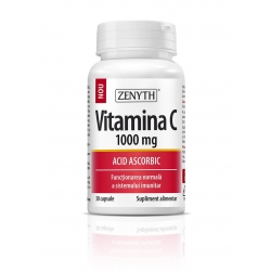 Vitamina C 1000 mg, 30 cps, Zenyth