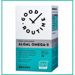 Algal Omega-3 Secom, 30 capsule, Good Routine
