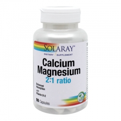 Calciu, Magneziu si Vitamina D Secom, 90 capsule