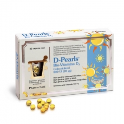 D-Pearls Bio-Vitamina D3, 80 cps, Pharma Nord