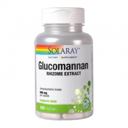 Glucomannan 600 mg Secom, 100 capsule