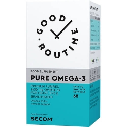 Pure Omega-3 Secom, 60 cps, Good Routine