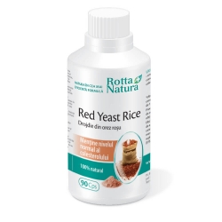 Red Yeast Rice Drojdie din orez rosu 635 mg, 90 cps, Rotta Natura