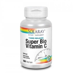 Super Bio Vitamina C Secom, 100 capsule, Solaray