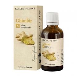 Tinctura de Ghimbir, 50 ml, Dacia Plant