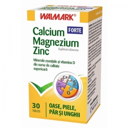 Calcium Magneziu Zinc Forte, 30 tb, Walmark