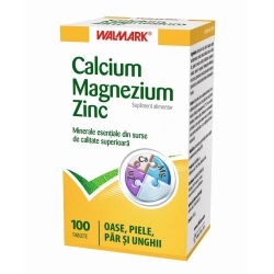 Calciu Magneziu Zinc, 30 capsule, Walmark