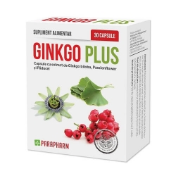 Ginkgo Plus, 30 cps, Parapharm