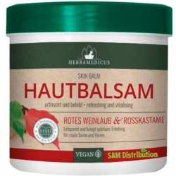 Balsam cu frunze rosii de Vita de Vie si Castan Salbatic, Herbamedicus, 250 ml