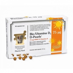 Pharma Nord Bio Vitamina D3 Pearls (75 mcg), 80 cps