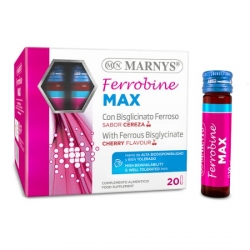 Ferrobine Max, Fier Zinc si Vitamine, 20 fiole, Marnys