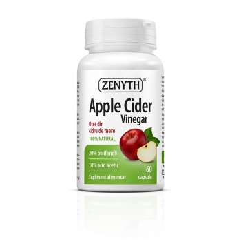 Berberina 500 mg + Otet din cidru de mere, Pachet 60 capsule + 60 capsule, Zenyth