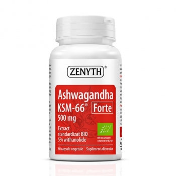 Ashwaghanda Forte KSM-66 500 mg, 60 capsule, Zenyth