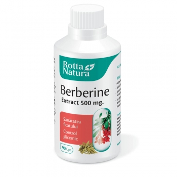 Berberine 500 mg, 90 capsule, Rotta Natura