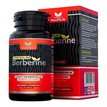 Berberine Premium, 600 mg, Boost4Life, 60 capsule