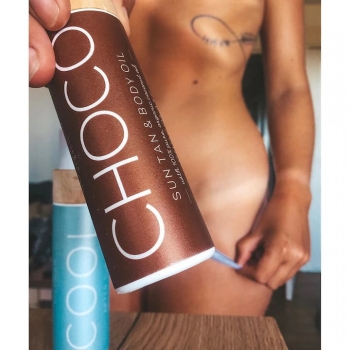 Ulei de corp bronzant Choco Cocosolis, 110ml