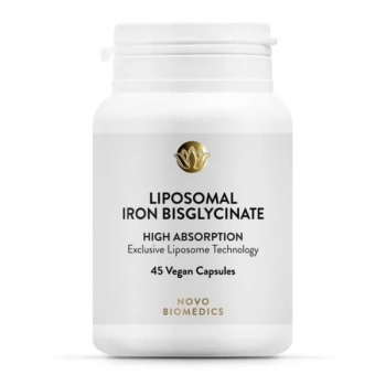 Fier Bisglicinat Lipozomal, Novo Biomedics, 45 capsule