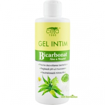 Gel intim cu bicarbonat, aloe si musetel, 200 ml, Ceta Sibiu