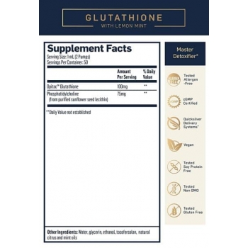 Glutathione Liposomal, QuickSilver, 50 ml