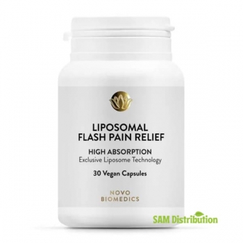 Liposomal Flash Pain Relief, Novo Biomedics, 30 capsule