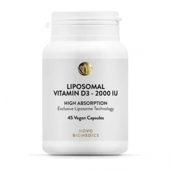 Vitamina D3 Lipozomala 2000 UI, 45 capsule, Novo Biomedics