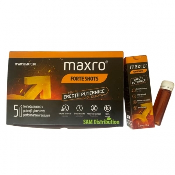 Maxro Forte Shots pentru potenta, 5 buc X 10ml