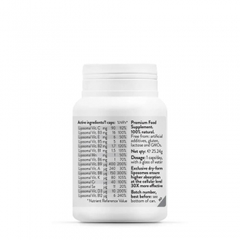Multivitamine Complete Lipozomale, Novo Biomedics, 45 capsule