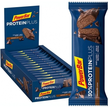 PowerBar Batoane proteice ProteinPlus 30%, Ciocolata, 15 buc x 55g