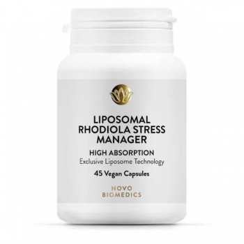 Rhodiola Lipozomala Stress Manager, Novo Biomedics, 45 capsule