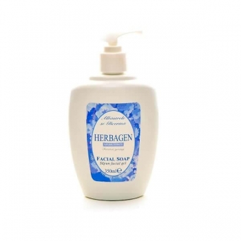 Sapun lichid facial cu Albastrele si Glicerina, 350 ml, Herbagen