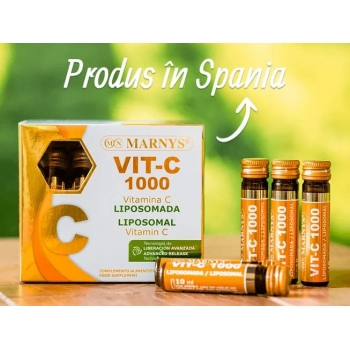 Vitamina C Lipozomala, 1000 mg, Marnys, 20 fiole