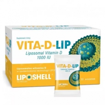 Vitamina D Lipozomala, 1000UI (VITA-D-LIP), Liposhell, 30 plicuri