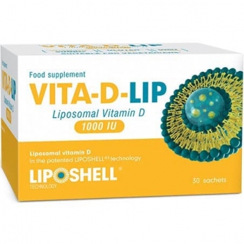 Vitamina D Lipozomala, 1000UI (VITA-D-LIP), Liposhell, 30 plicuri