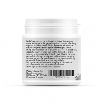 Zeolit Spectrum, 100 capsule, Novo Biomedics