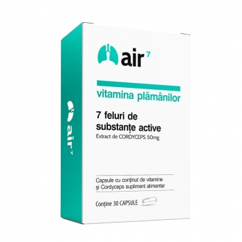 Air 7 Vitamina plamanilor, Green Splid, 30 capsule