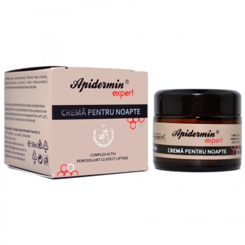 Crema de noapte Apidermin Expert, 50 ml, Complex Apicol