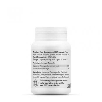 Ashwagandha Lipozomala Adapt+, Novo Biomedics, 45 capsule
